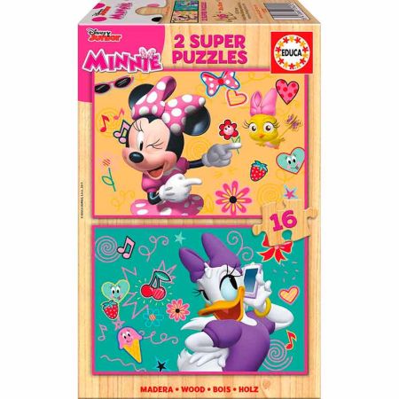 Educa Puzzles 2x16 Minnie Ajudantes Felizes