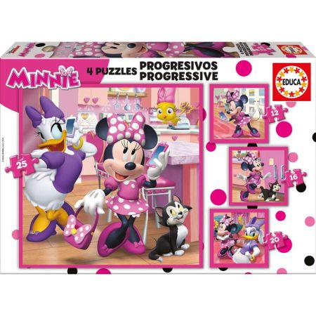 Puzzles Progressivos Minnie Ajudantes Felizes