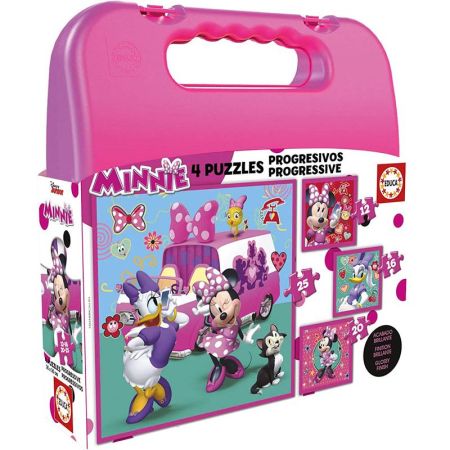 Educa puzzle Mala Progressivos Minnie Ajudantes