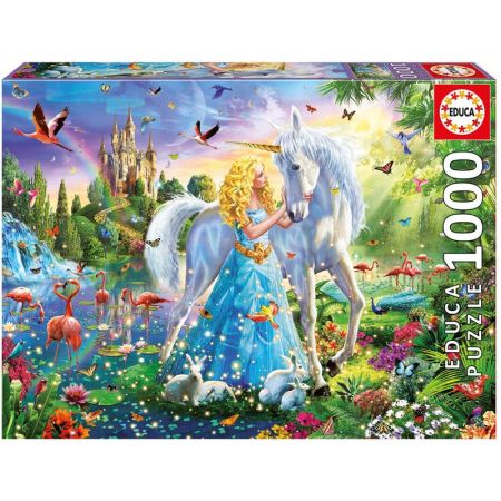 Educa puzzle 1000 A princesa e o unicórnio