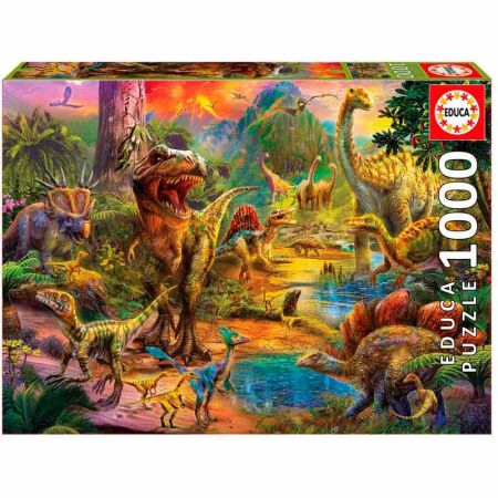 Educa puzzle 1000 Terra de dinossauros