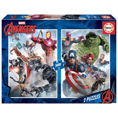 Educa puzzle 2x500 Marvel manía