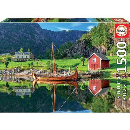 Educa Puzzle 1500 barco viking