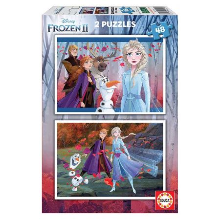 Educa Puzzle 2x48 Frozen II