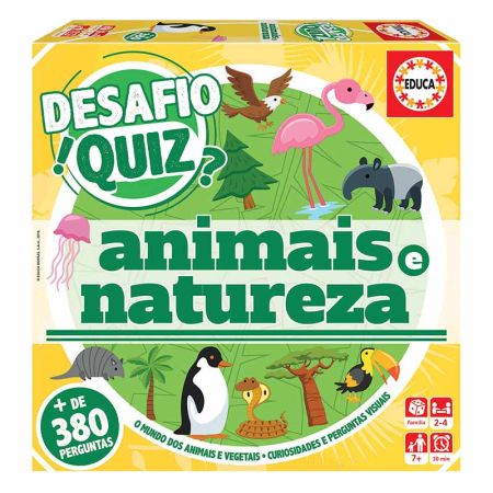 Educa Desafio Quiz descobrir animais