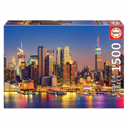 Educa puzzle 1500 Manhattan de noite