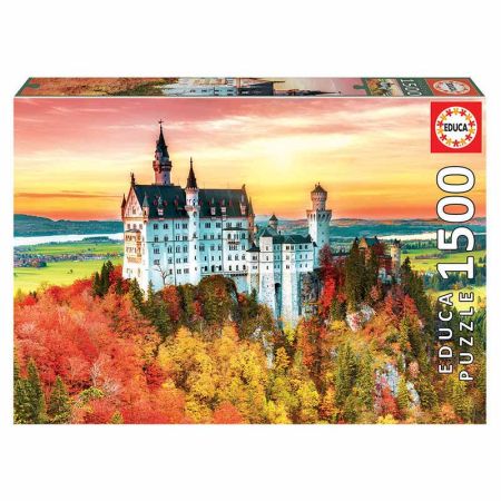 Educa puzzle 1500 outono em Neuschwanstein