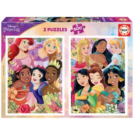 Educa puzzle 2X500 Disney Princess