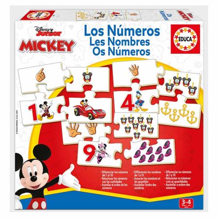 Educa os números Mickey and friends