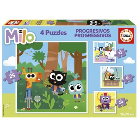 Educa puzzle progressivos Milo 12-16-20-25