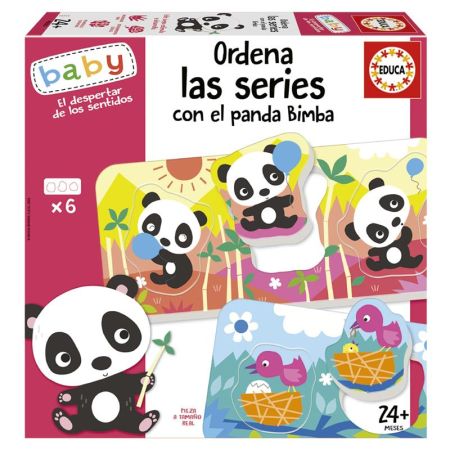 Educa ordena as series com o panda Bimba (Es)