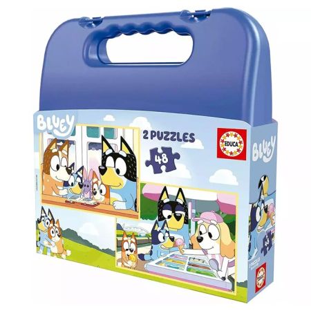 Educa puzzle 2x48 Bluey em mala