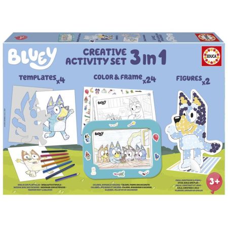 Educa set 3 en 1 Bluey creative activity set
