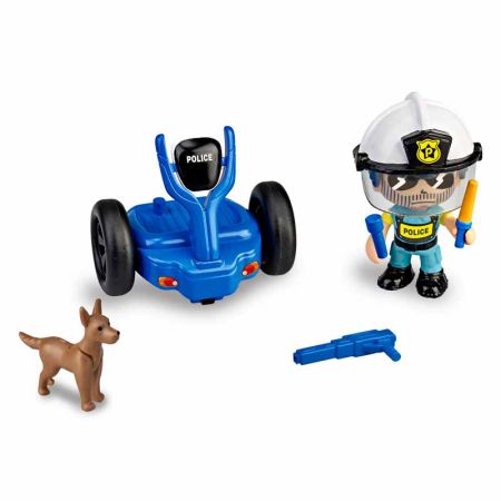 Pinypon Action policia com segway