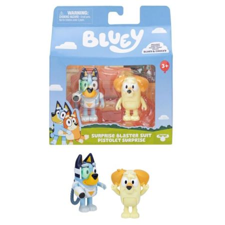 Bluey conjunto 2 figuras Surprise Blaster