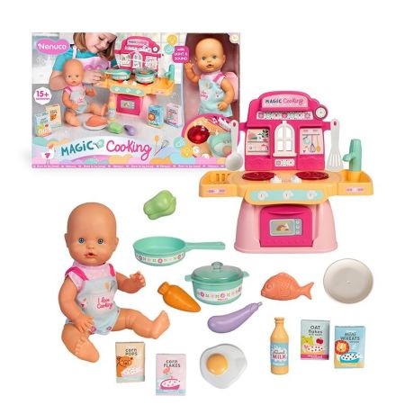 Nenuco Boneco Bebé Cozinha Mágica