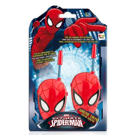 Spiderman walkie talkie cara