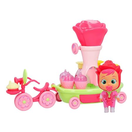 Cry Babies boneca plaset flores