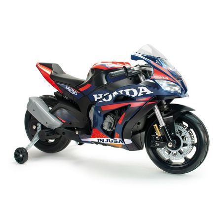 Moto Repsol 12V luzes e som bateria chumbo