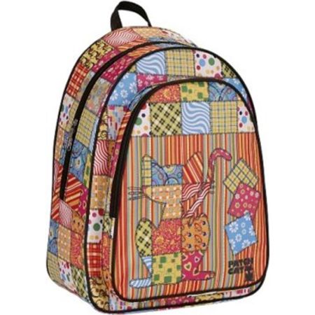 Mochila escolar day pack patch cat dark 38 cm