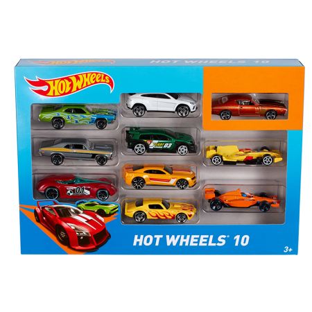 Hot Wheels pack 10 veiculos