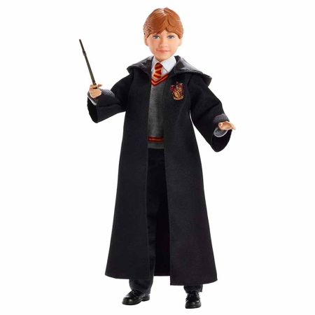 Ron Weasley articulado  com manto e varinha