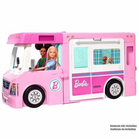 Boneca Barbie caravana de sonho 3 em 1