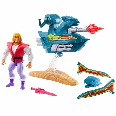 Masters of the Universe Prince Adam with Sky Sled