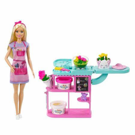 Boneca Barbie Florista Boneca loira com acessórios