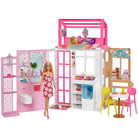 Boneca Barbie casa 2 pisos