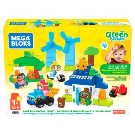 Mega Bloks cidade verde com casa ecológica