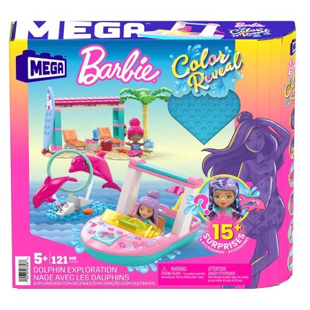 Mega Bloks Construção  Barbie aventura golfinhos