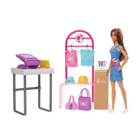 Barbie boneca boutique desenha e vende