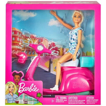 Barbie e scooter
