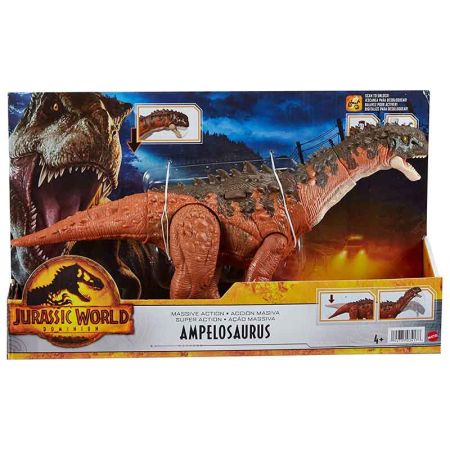 Jurassic World dinossauro Ampelosaurus grande ação