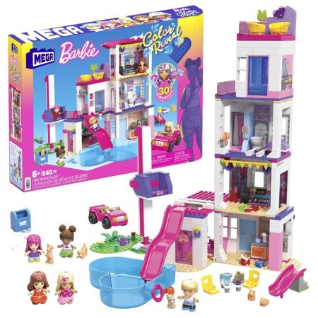 Barbie Casa Mega Construx Color Reveal 545 peças