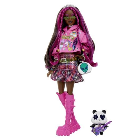 Barbie Extra boneca cabelo rosa punk