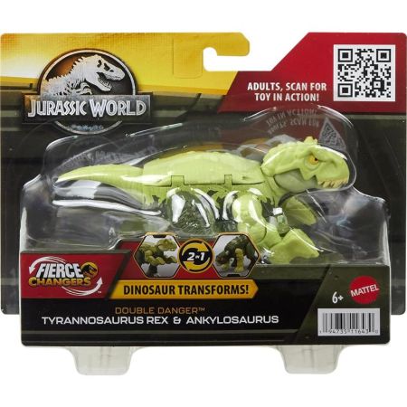 Jurassic World dino Tyrannosaurus a Ankylosaurus