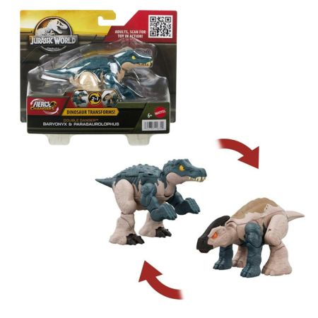 Jurassic World dino Baryonyx a Parasaurolophus