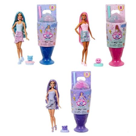 Barbie boneca Pop Reveal doces com copo