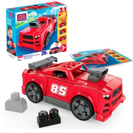 Mega Bloks carro de corrida 3 em 1