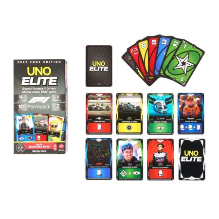 Mattel Games UNO Elite F1 starter pack cartas