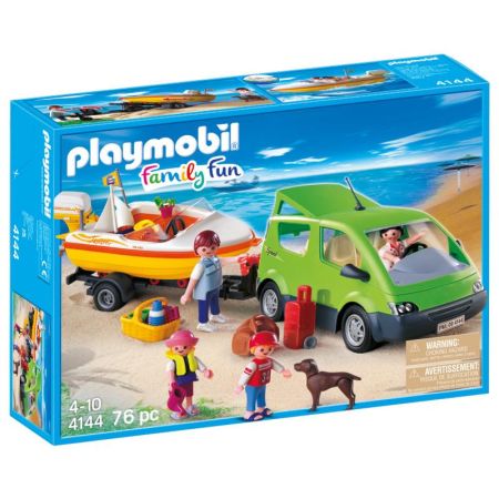 Playmobil Family Fun  carro familiar com barco