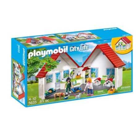 Playmobil City Life loja de animais mala