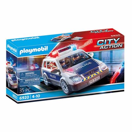Playmobil City Action Carro Polícia com Luz e Som