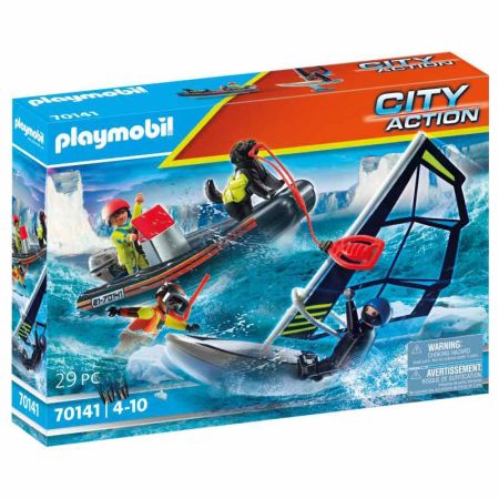 Playmobil City Action Resgate Polar com Bote