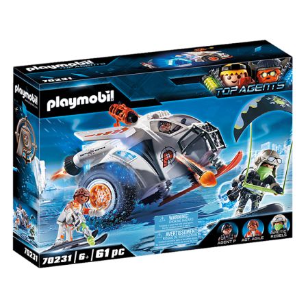 Playmobil Top Agents Spy Team Planador de Neve