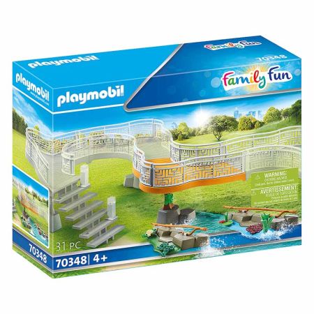 Playmobil Family Fun Plataforma de Observação Zoo