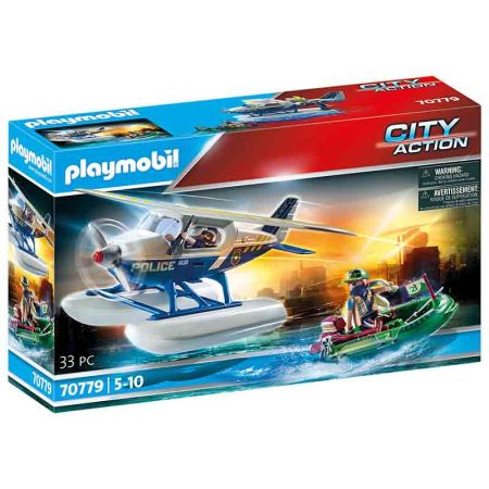 Playmobil City Action Polícia Hidroavião