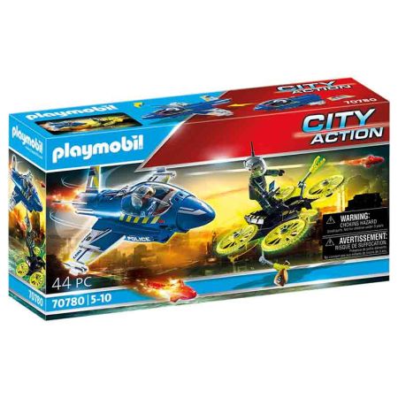 Playmobil City Action Polícia Avião perseguição